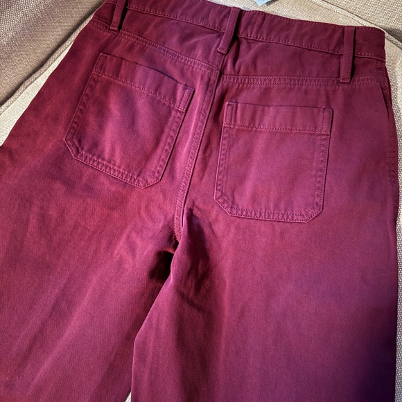 Petite Five Pocket Seamed Wide Leg Pants - Picture 5 of 9